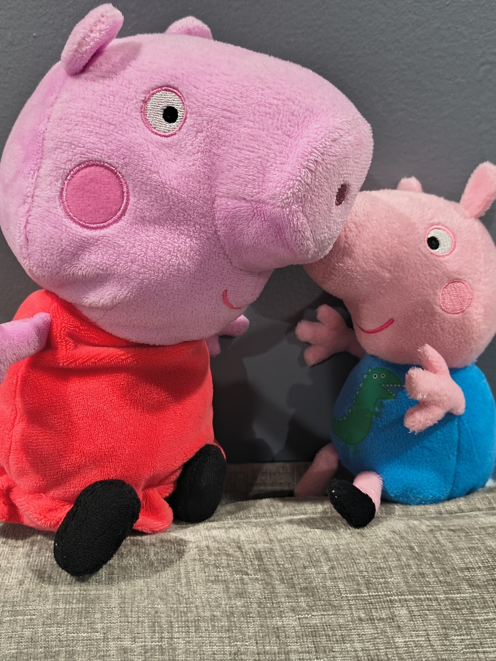 Pink Peppa Pig Plush Set - Soft Kids Toy Characters